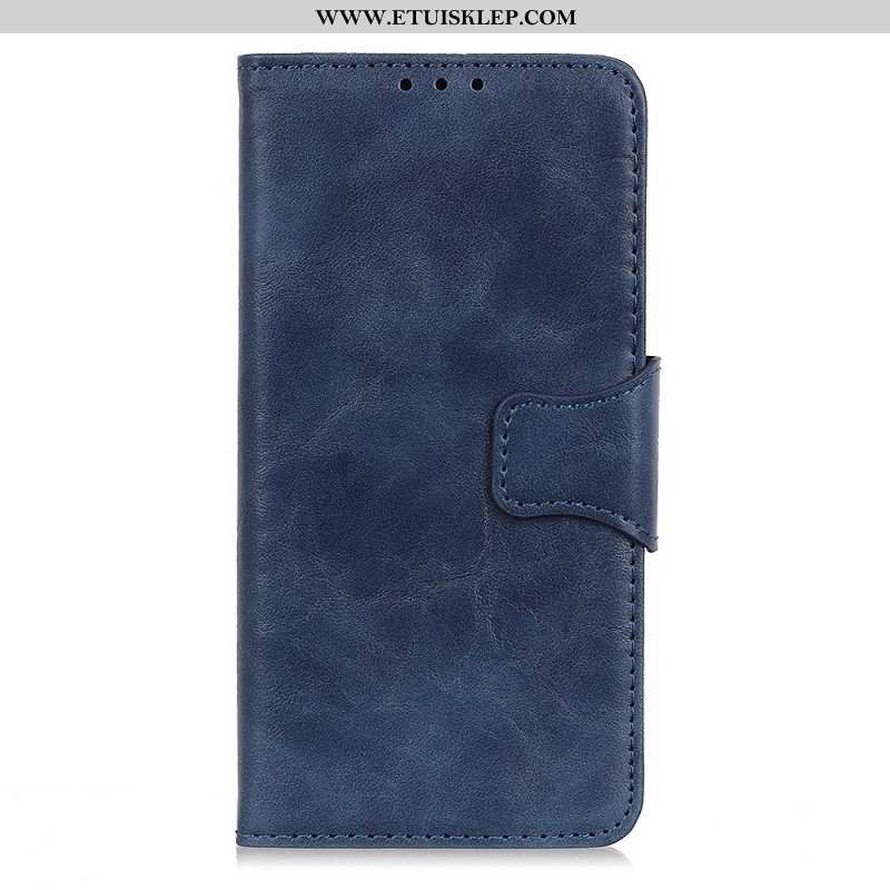 Etui Folio do Xiaomi 13 Lite Dwustronne Zapięcie Ze Skóry Dwoinowej